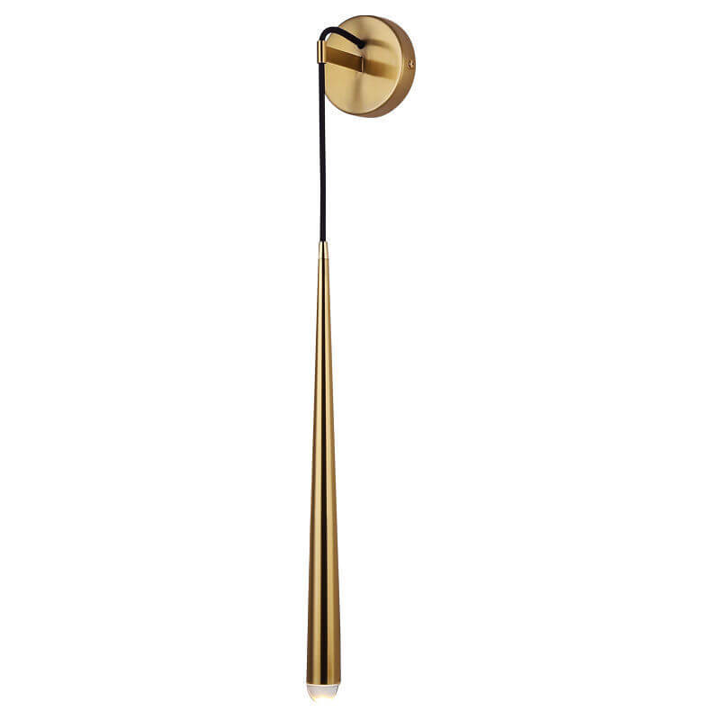 LustraLine Wandleuchte | Minimalistisches Luxusdesign | Goldene Lichtleiste | 1-Licht LED Wandlampe für modernes Ambiente
