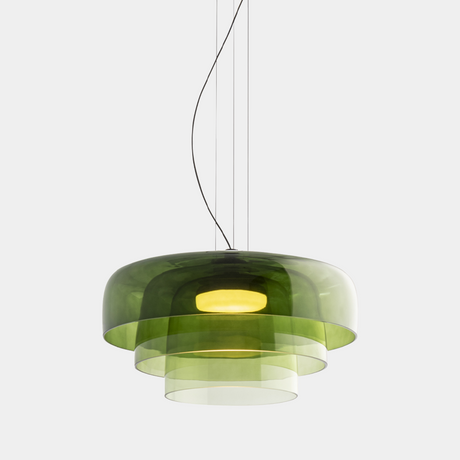 CrystalLume Glas-Deckenleuchte | Modernes Design | LED Beleuchtung | Stilvolle Innenbeleuchtung