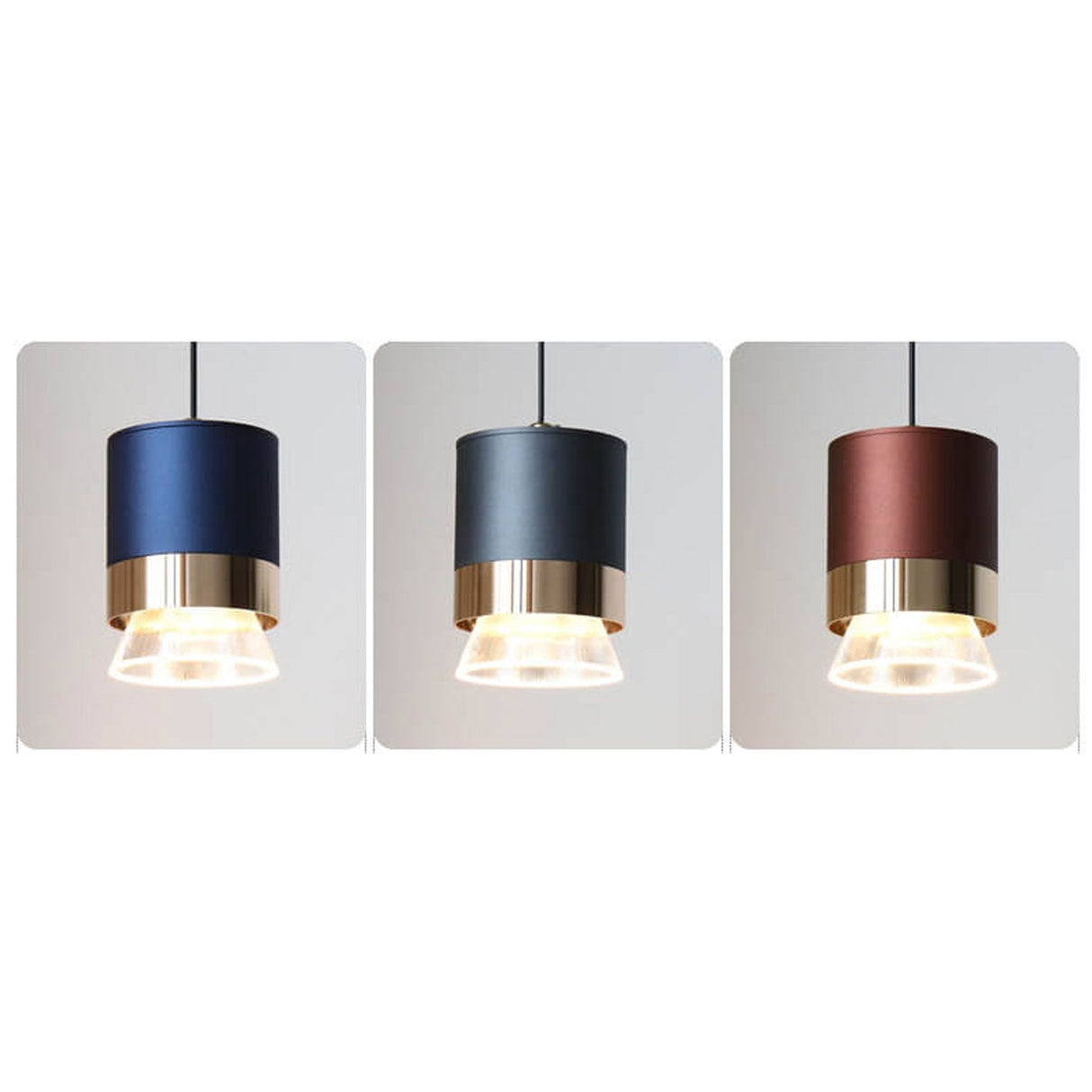 Lumosfera Nordic LED Pendelleuchte | Zylindrisches Design | Aluminium & Acryl | Warmes oder Weißes Licht