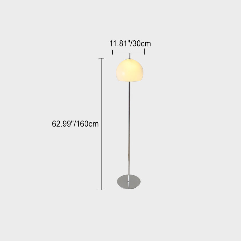 Lumora Retro Mushroom Stehleuchte | 2-Licht Design | Glas & Metall | Perfekt für Wohnzimmer