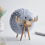 MooseMats 12-teiliges Untersetzer-Set | Hochwertige Filzuntersetzer | Stilvoll & Schützend | In Weiß, Blau & Schwarz