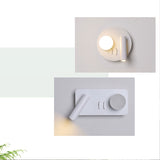 LumoForm Nordic LED Wandleuchte | Rund & Eckig | Minimalistisches Design | Leselampe mit Acryl & Eisen