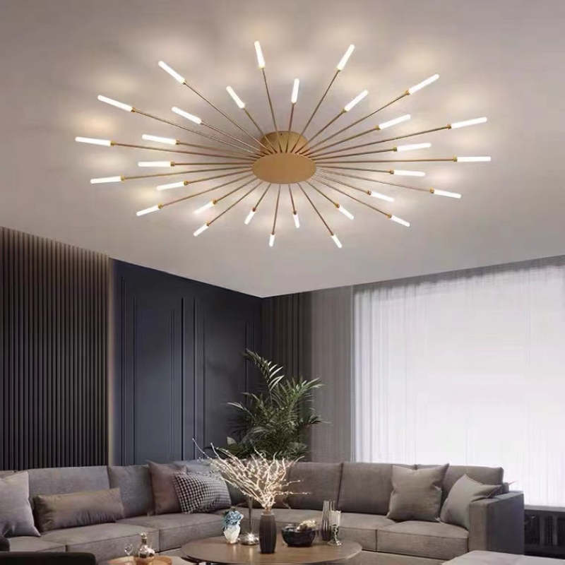 StarBurst Feuerwerk Deckenleuchte | Moderne LED Pendelleuchte | Stimmungsvolles Dekolicht für Zuhause
