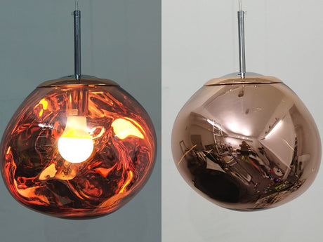 LumiPendant LED-Hängelampe | Modernes Design | Küche & Esszimmer | Pendelleuchte Rosegold | Energieeffizient