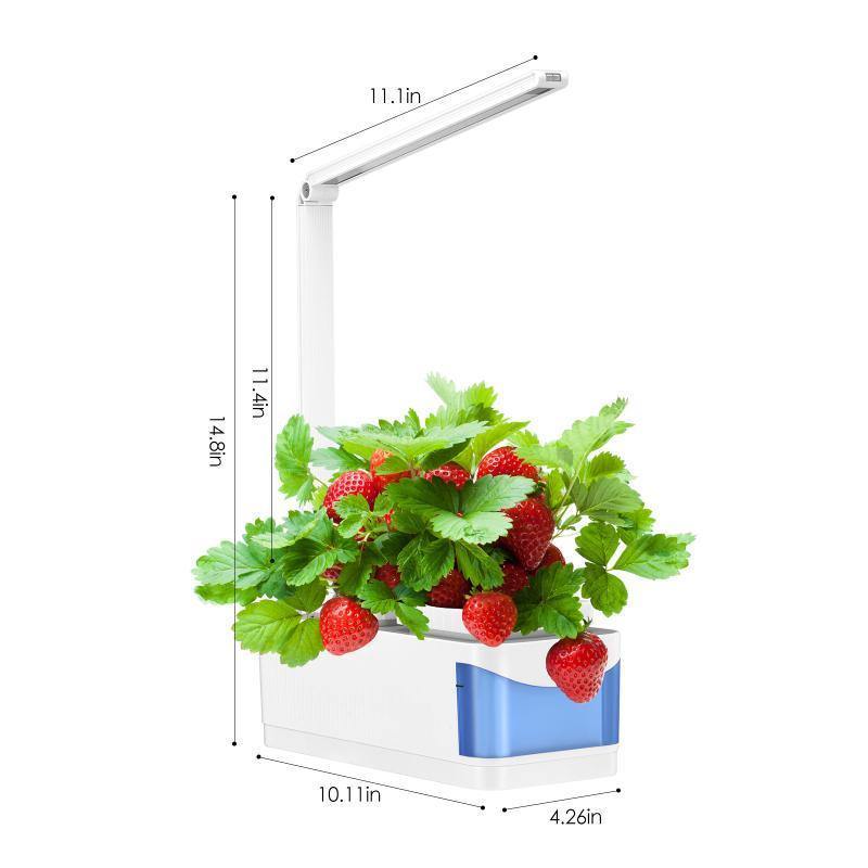 HerbGarden Hydroponisches LED-Kräuterbeet | Frische Kräuter das ganze Jahr über | Platzsparend | Einfache Bedienung