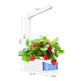 HerbGarden Hydroponisches LED-Kräuterbeet | Frische Kräuter das ganze Jahr über | Platzsparend | Einfache Bedienung