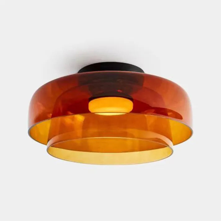 GlassLoom Skandinavische Designer Glas-Deckenleuchte | Kreative Persönlichkeit | Mittelalterlicher Stil