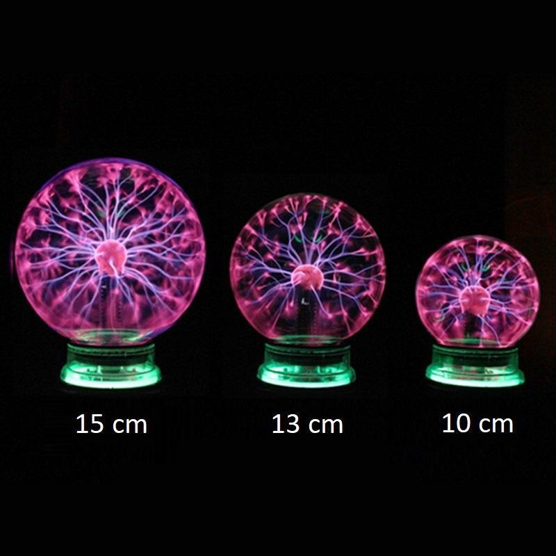 PlasmaNova Plasmakugel Nachtlicht | Interaktive Beleuchtung | Dekorative Tischlampe | Perfekt für Zuhause und Büro