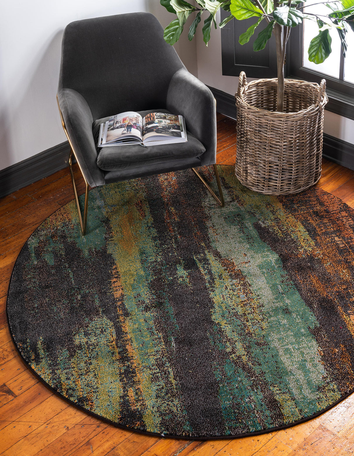 Blendora Teppich | Farbverlauf-Design | Rechteckig, Rund & Läufer | Moderner Teppich für Wohnzimmer & Schlafzimmer