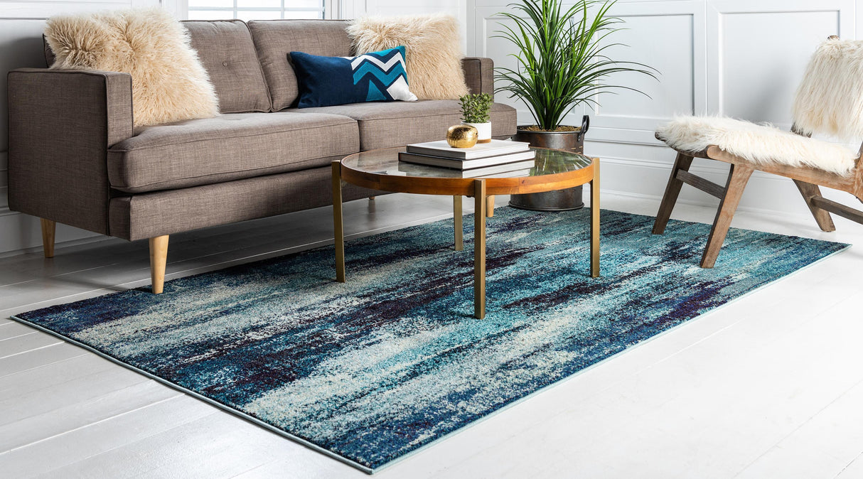 Blendora Teppich | Farbverlauf-Design | Rechteckig, Rund & Läufer | Moderner Teppich für Wohnzimmer & Schlafzimmer