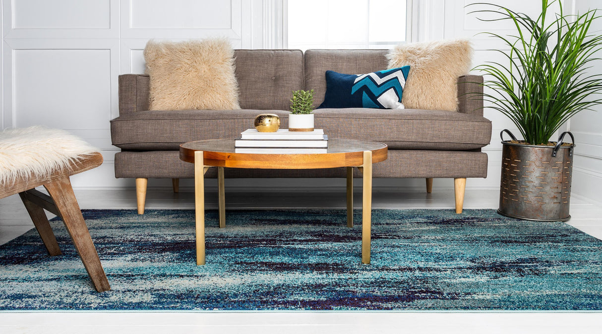 Blendora Teppich | Farbverlauf-Design | Rechteckig, Rund & Läufer | Moderner Teppich für Wohnzimmer & Schlafzimmer
