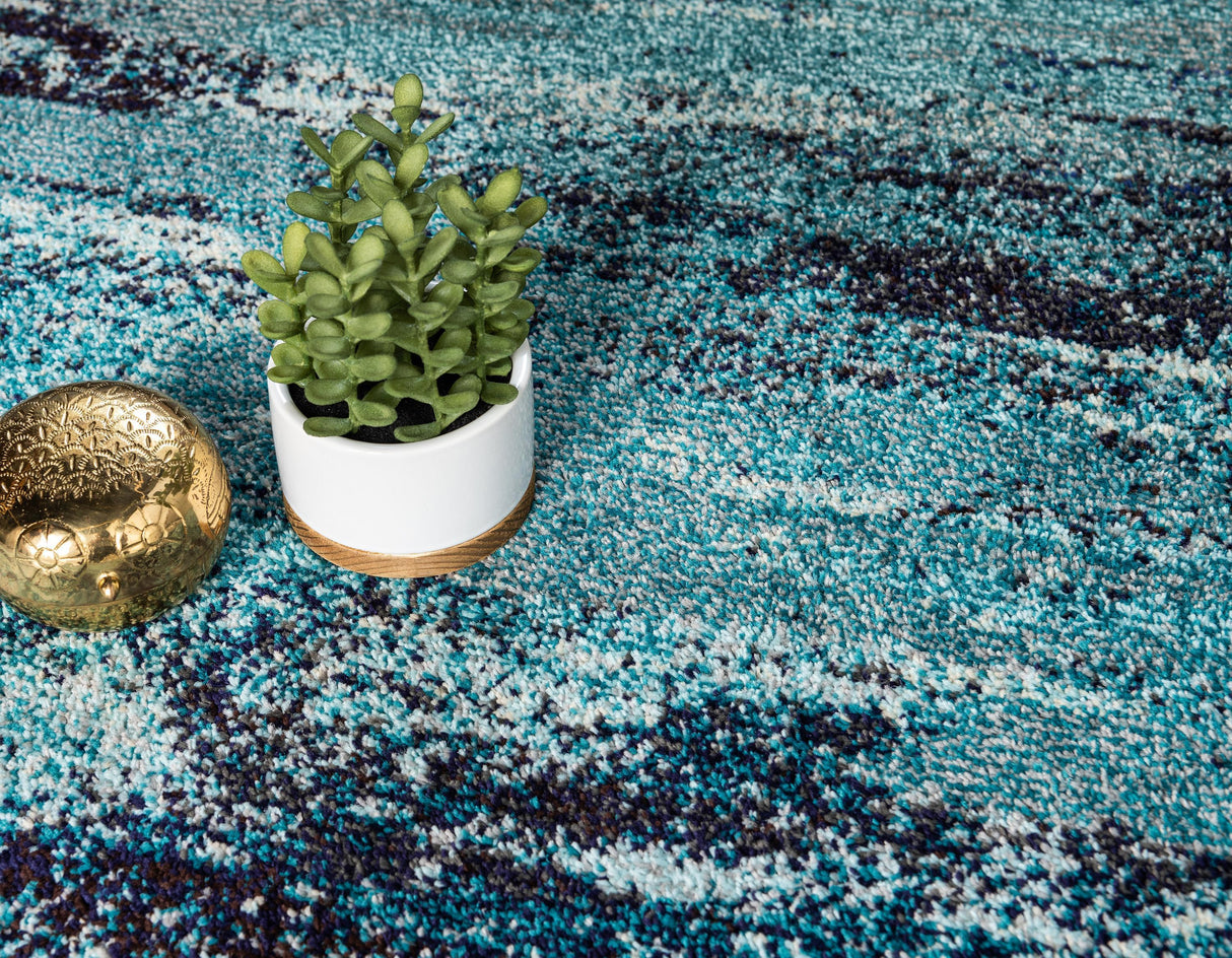Blendora Teppich | Farbverlauf-Design | Rechteckig, Rund & Läufer | Moderner Teppich für Wohnzimmer & Schlafzimmer