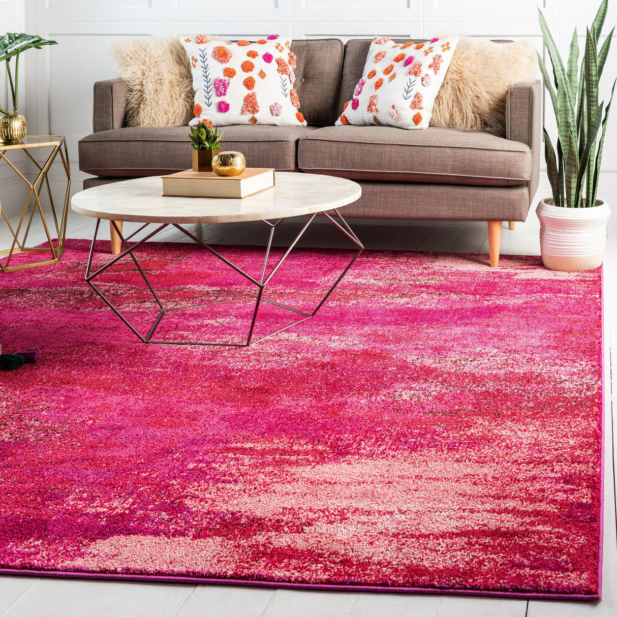 Blendora Teppich | Farbverlauf-Design | Rechteckig, Rund & Läufer | Moderner Teppich für Wohnzimmer & Schlafzimmer