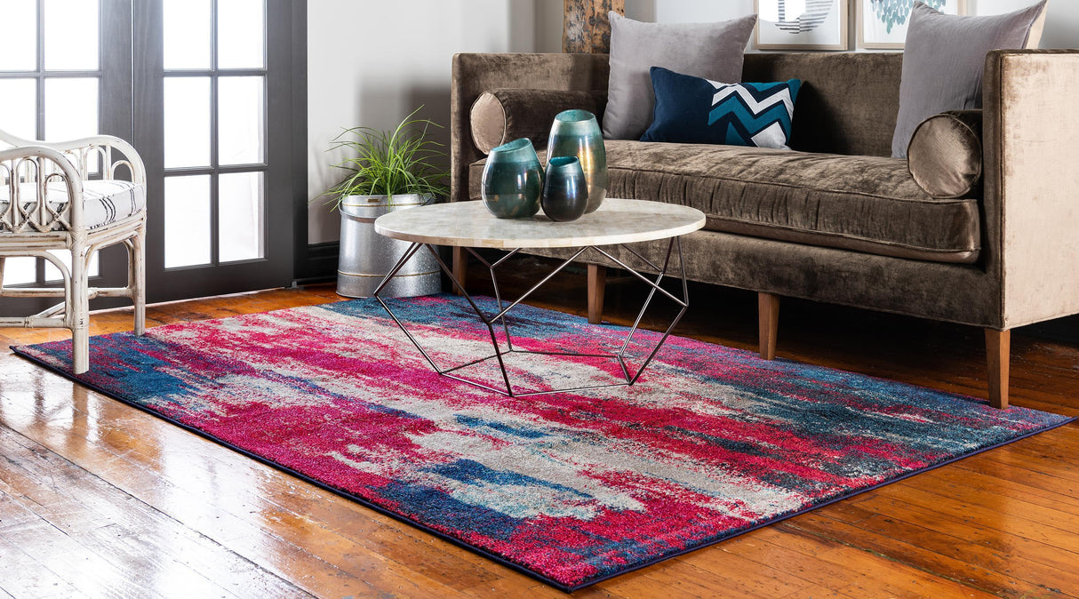 Blendora Teppich | Farbverlauf-Design | Rechteckig, Rund & Läufer | Moderner Teppich für Wohnzimmer & Schlafzimmer