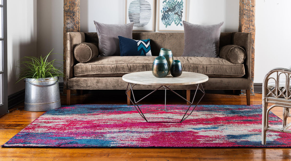Blendora Teppich | Farbverlauf-Design | Rechteckig, Rund & Läufer | Moderner Teppich für Wohnzimmer & Schlafzimmer