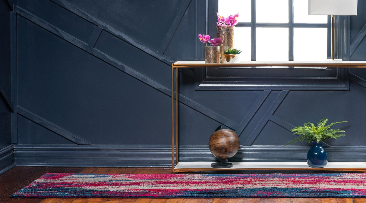Blendora Teppich | Farbverlauf-Design | Rechteckig, Rund & Läufer | Moderner Teppich für Wohnzimmer & Schlafzimmer
