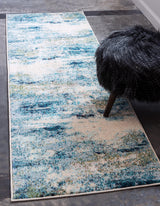 AquarelLuxe Teppich - Wasserfarben-Design | Hochwertiger Teppich für Wohn- & Schlafzimmer | Weich & Pflegeleicht