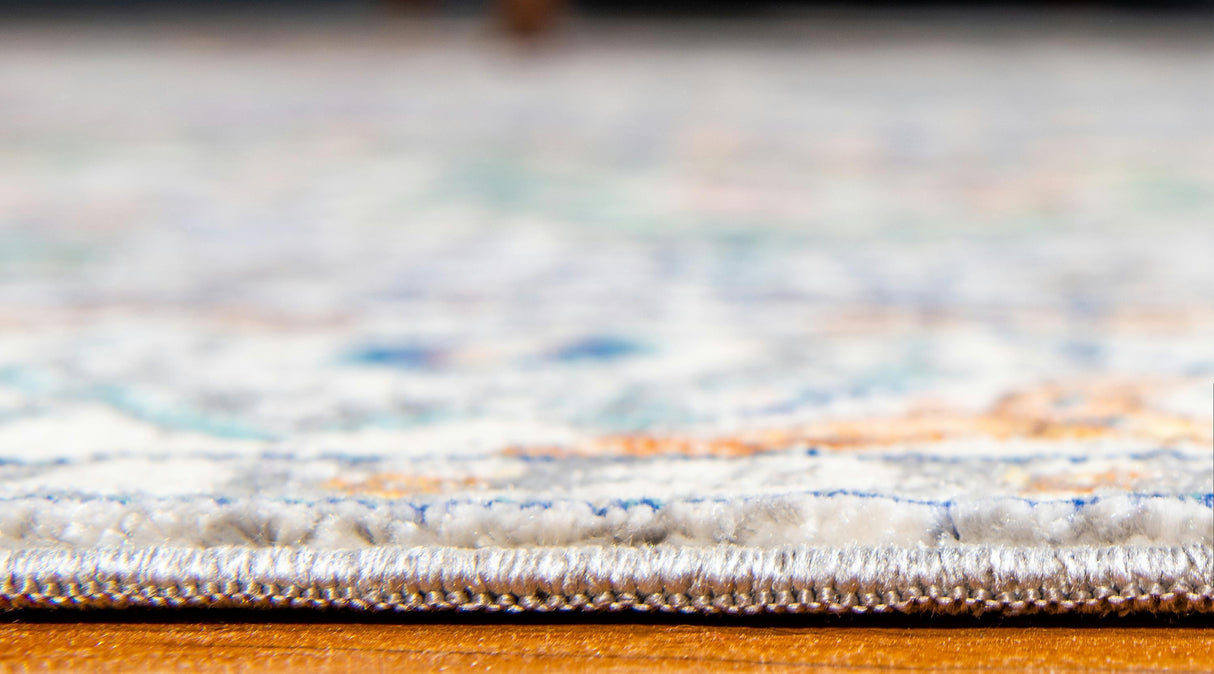 GrayBlue Luxe Teppich | Rechteckiger Teppich in Grau & Blau | Modernes Design für Wohnzimmer & Schlafzimmer