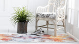 ColorNova Moderner Teppich mit Farbspritz-Design | Hochwertiger Wohnteppich | Vielseitig einsetzbar | Stilvolle Wohnkultur