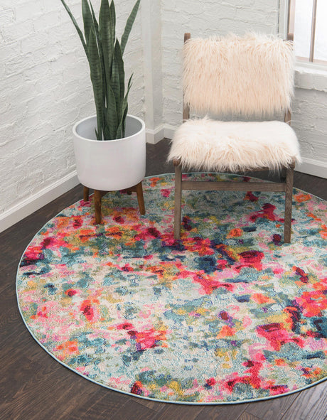 ArtisLoom - Art Deco Teppich in Multicolor Design | Moderner Stil | Luxuriöse Wohnraumgestaltung