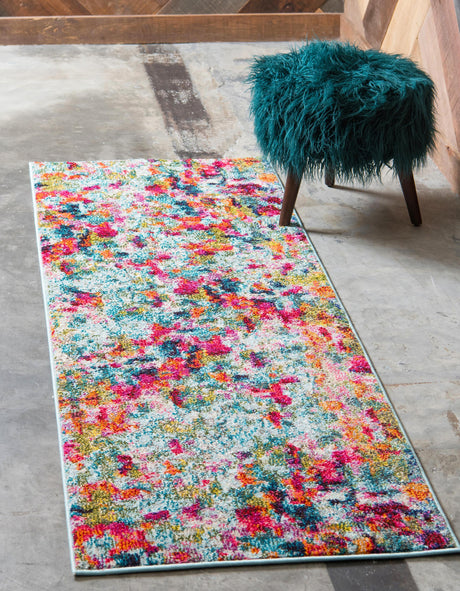 ArtisLoom - Art Deco Teppich in Multicolor Design | Moderner Stil | Luxuriöse Wohnraumgestaltung