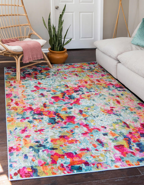ArtisLoom - Art Deco Teppich in Multicolor Design | Moderner Stil | Luxuriöse Wohnraumgestaltung