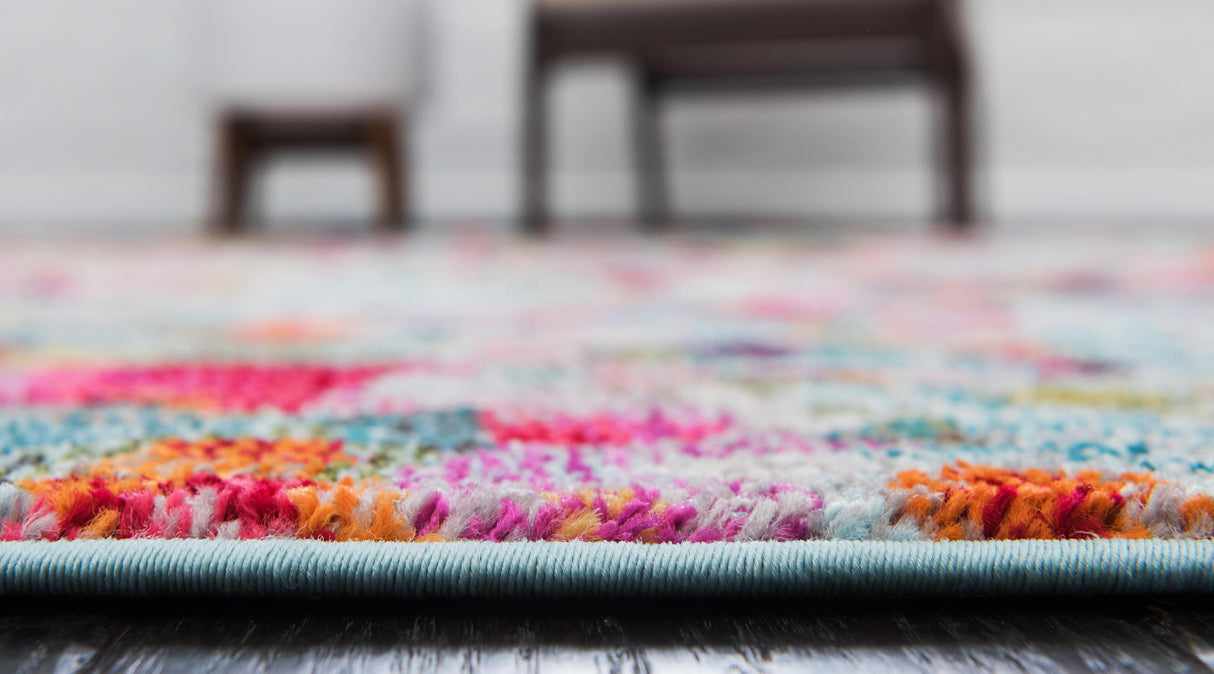 ArtisLoom - Art Deco Teppich in Multicolor Design | Moderner Stil | Luxuriöse Wohnraumgestaltung