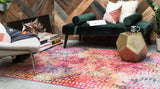 Orbira Moderner Teppich mit Kreisdesign | Elegante Wohnraumdeko | Weich & Pflegeleicht