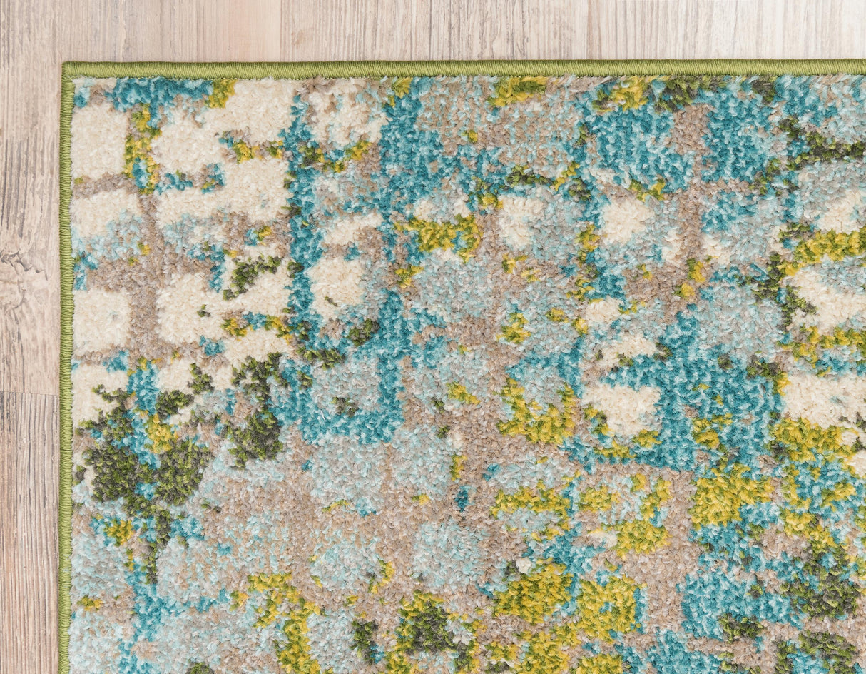 Orbira Moderner Teppich mit Kreisdesign | Elegante Wohnraumdeko | Weich & Pflegeleicht