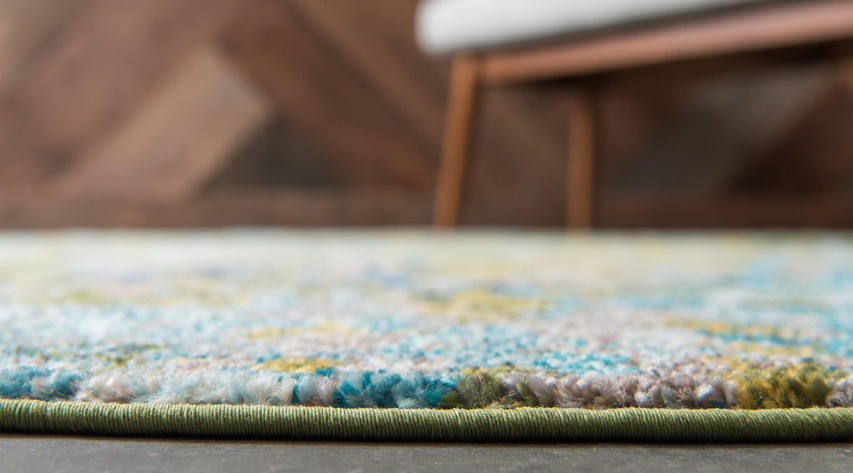 Orbira Moderner Teppich mit Kreisdesign | Elegante Wohnraumdeko | Weich & Pflegeleicht
