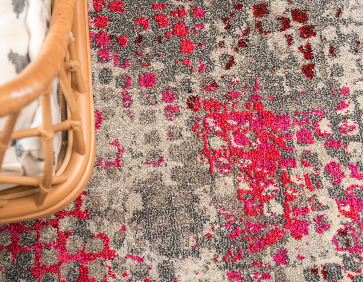Orbira Moderner Teppich mit Kreisdesign | Elegante Wohnraumdeko | Weich & Pflegeleicht