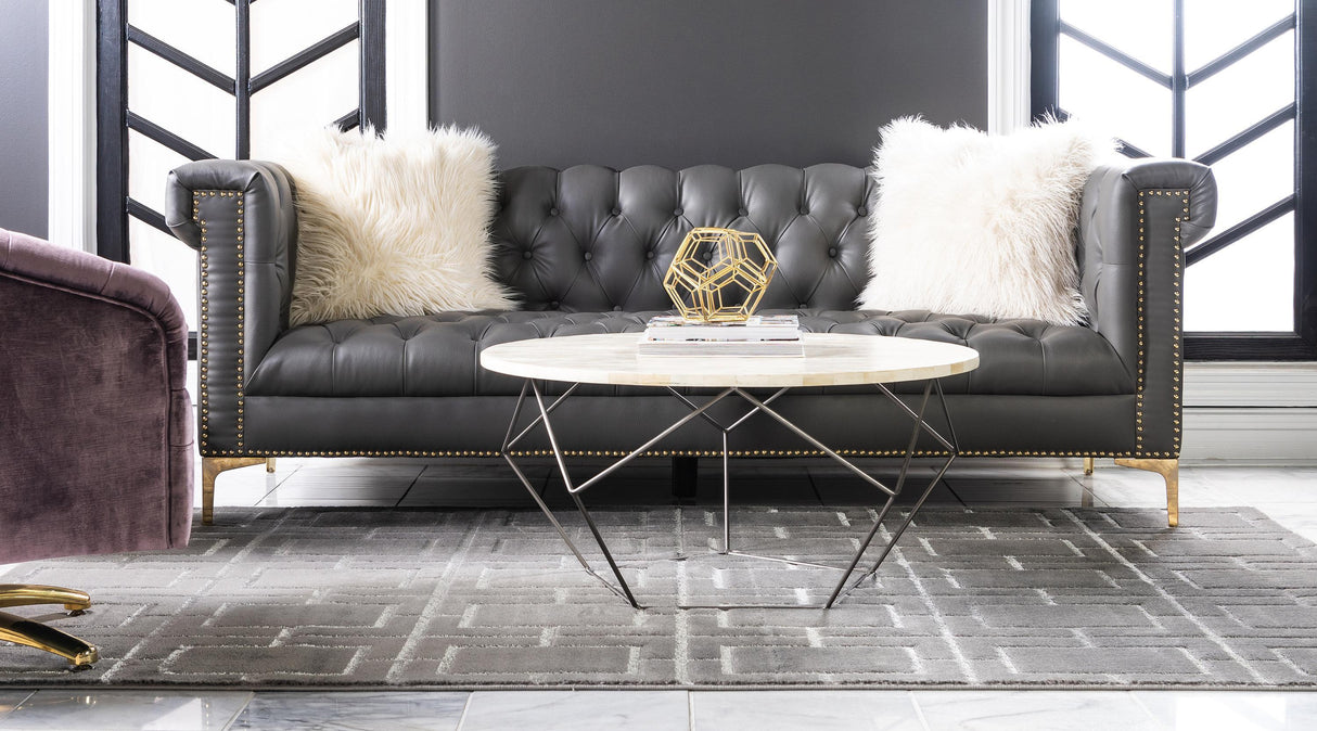 CubeLux Design Teppich | Luxuriöser Würfelmuster Teppich | Weich & Stilvoll | Verschiedene Größen & Farben