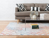 ColorPatch Regenbogen Teppich | Quadratmuster Teppich | Moderne Farben & Designs