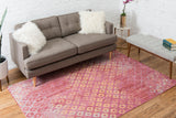 ColorPatch Regenbogen Teppich | Quadratmuster Teppich | Moderne Farben & Designs