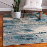 AquarelLuxe Teppich - Wasserfarben-Design | Hochwertiger Teppich für Wohn- & Schlafzimmer | Weich & Pflegeleicht