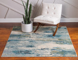 AquarelLuxe Teppich - Wasserfarben-Design | Hochwertiger Teppich für Wohn- & Schlafzimmer | Weich & Pflegeleicht