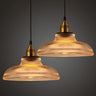 LumoStria Pendelleuchte | Streifenglas | 1-flammig | Vintage-Design für stilvolle Beleuchtung