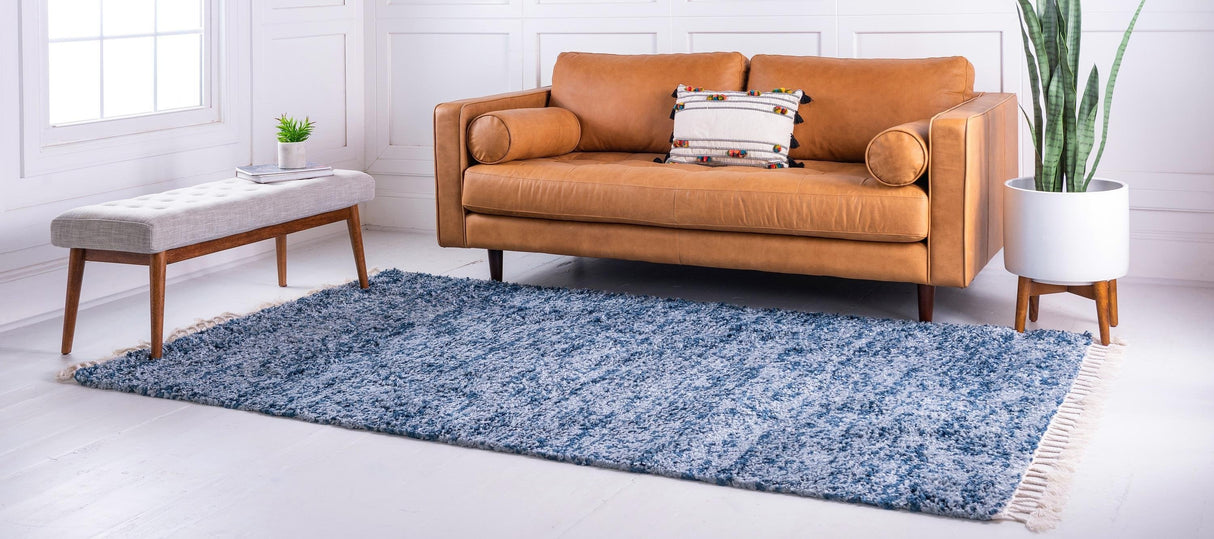 Marlea Hochflor Teppich mit Meliertem Design | Weich & Gemütlich | Perfekt für Wohnzimmer & Schlafzimmer