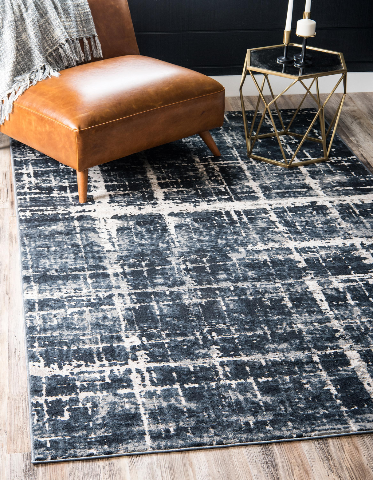 FadedLux Moderner Vintage Teppich | Weicher Bereichsteppich | Stilvolle Wohnkultur | Hochwertig und langlebig