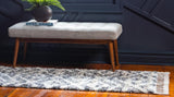 DiamondLuxe Shag - Teppich mit Diamantmuster | Shaggy Hochflorteppich | Weich & Modern | Perfekt für Wohnzimmer