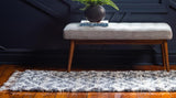 DiamondLuxe Shag - Teppich mit Diamantmuster | Shaggy Hochflorteppich | Weich & Modern | Perfekt für Wohnzimmer