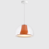 Glasya Halbkreisförmige Quallen Glas Pendelleuchte | Elegante Beleuchtung | Modernes Design | Deko für Zuhause