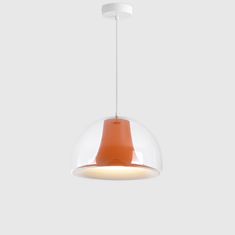 Glasya Halbkreisförmige Quallen Glas Pendelleuchte | Elegante Beleuchtung | Modernes Design | Deko für Zuhause