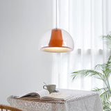 Glasya Halbkreisförmige Quallen Glas Pendelleuchte | Elegante Beleuchtung | Modernes Design | Deko für Zuhause
