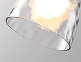 LumaCrystal Nordic Pendelleuchte | Klar geriffeltes Glas | 1-Licht | Skandinavisches Design | Deko für Zuhause