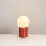 Glazaire Vintage Glas Tischlampe | Massives Design | Stimmungsvolle Beleuchtung | Deko für Zuhause