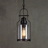 IronJar Industrial Vintage Glaspendelleuchte | Retro-Design | Echte Handwerkskunst | Perfekt für Wohnzimmer & Küche