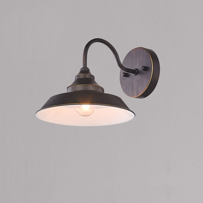 RusticaLuxe Industrielle Vintage Wandleuchte | Eisen-Design | 1/2-flammig | Rustikales Ambiente