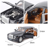 PhantomDrive Luxus-Automodell | Rolls-Royce Phantom Replik aus Legierung | Sammlerstück in Schwarz oder Rot