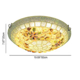 Shellique Tiffany Mosaik-Deckenleuchte | Kreatives Design | Einzigartige Muscheloptik | Stimmungsvolle Beleuchtung | 1-flammig